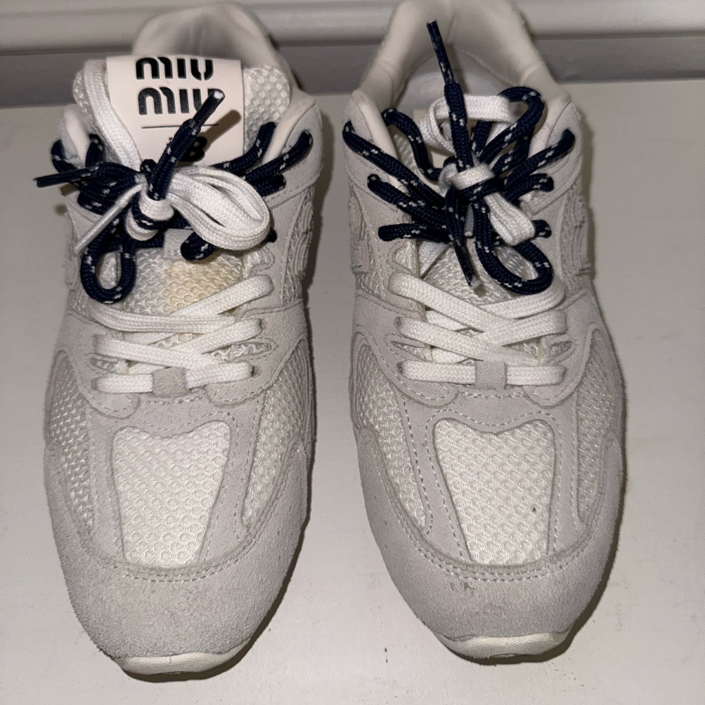 Nb/Miu Miu 530 Sl Suede & Mesh Sneakers